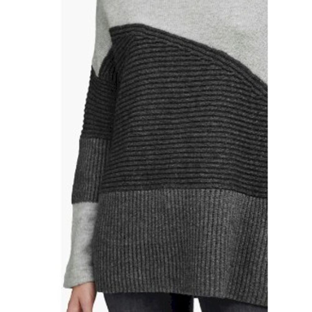 French Connection Patchwork Mock Neck Sweater Siz… - image 3